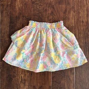 Janie and jack Floral Pastel Skirt size 7